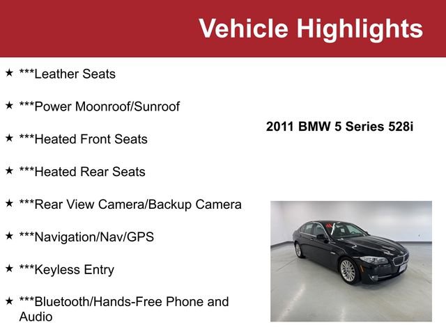 Used 2011 BMW 528i Sedan image 2
