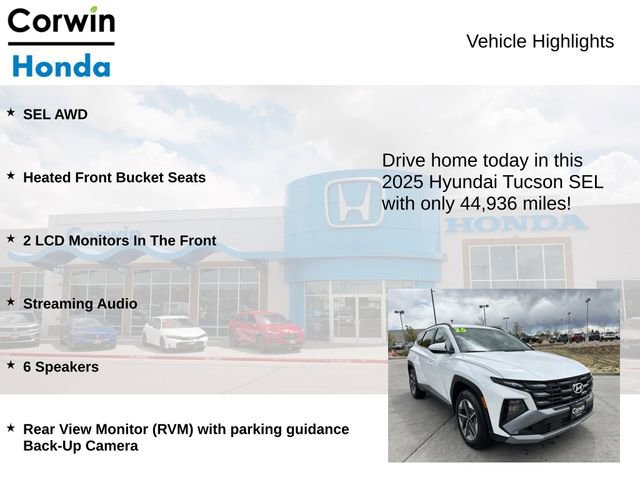Used 2025 Hyundai Tucson SEL AWD/4WD image 6