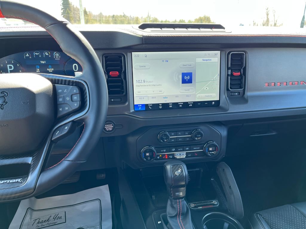 New 2026 Ford Bronco Raptor w/ Interior Carbon Fiber Pack image 17