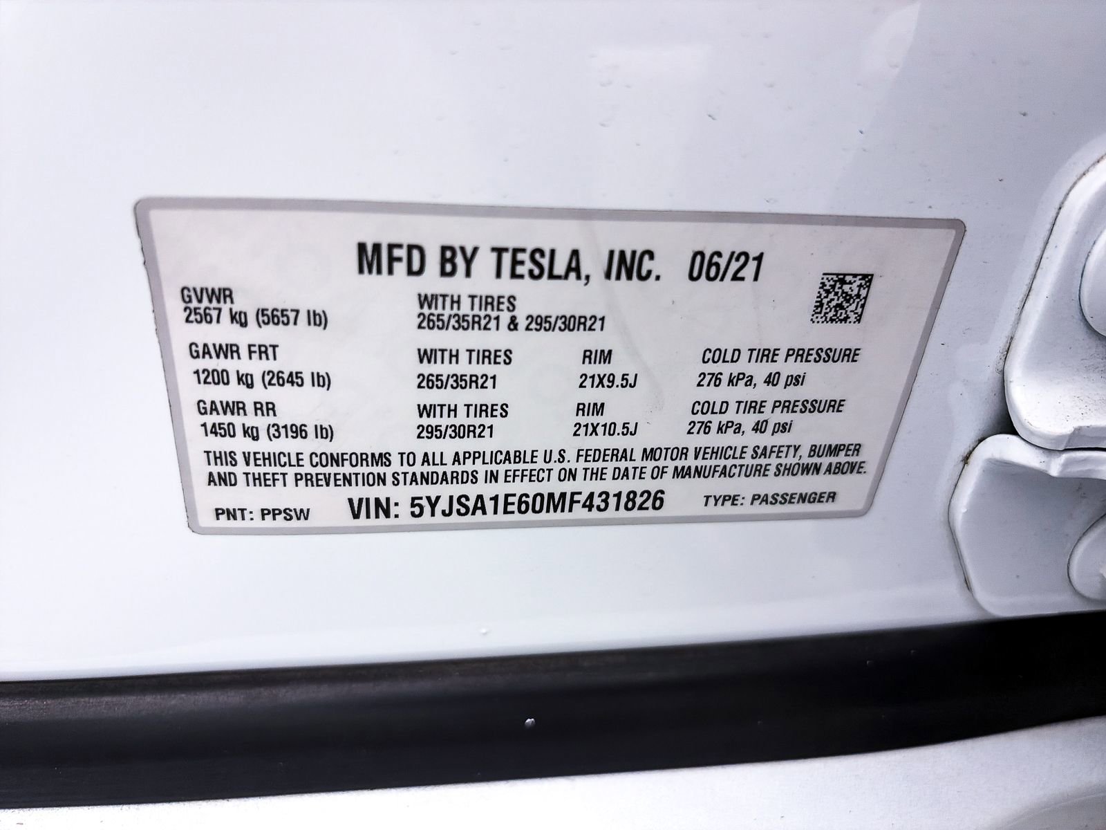 Used 2021 Tesla Model S Plaid image 35