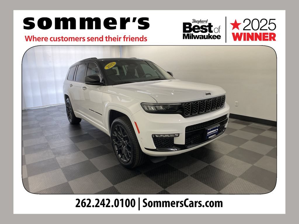 Used 2025 Jeep Grand Cherokee L Summit w/ Obsidian Package