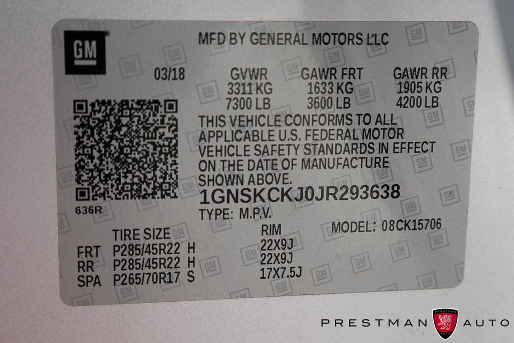 Used 2018 Chevrolet Tahoe Premier AWD/4WD image 52