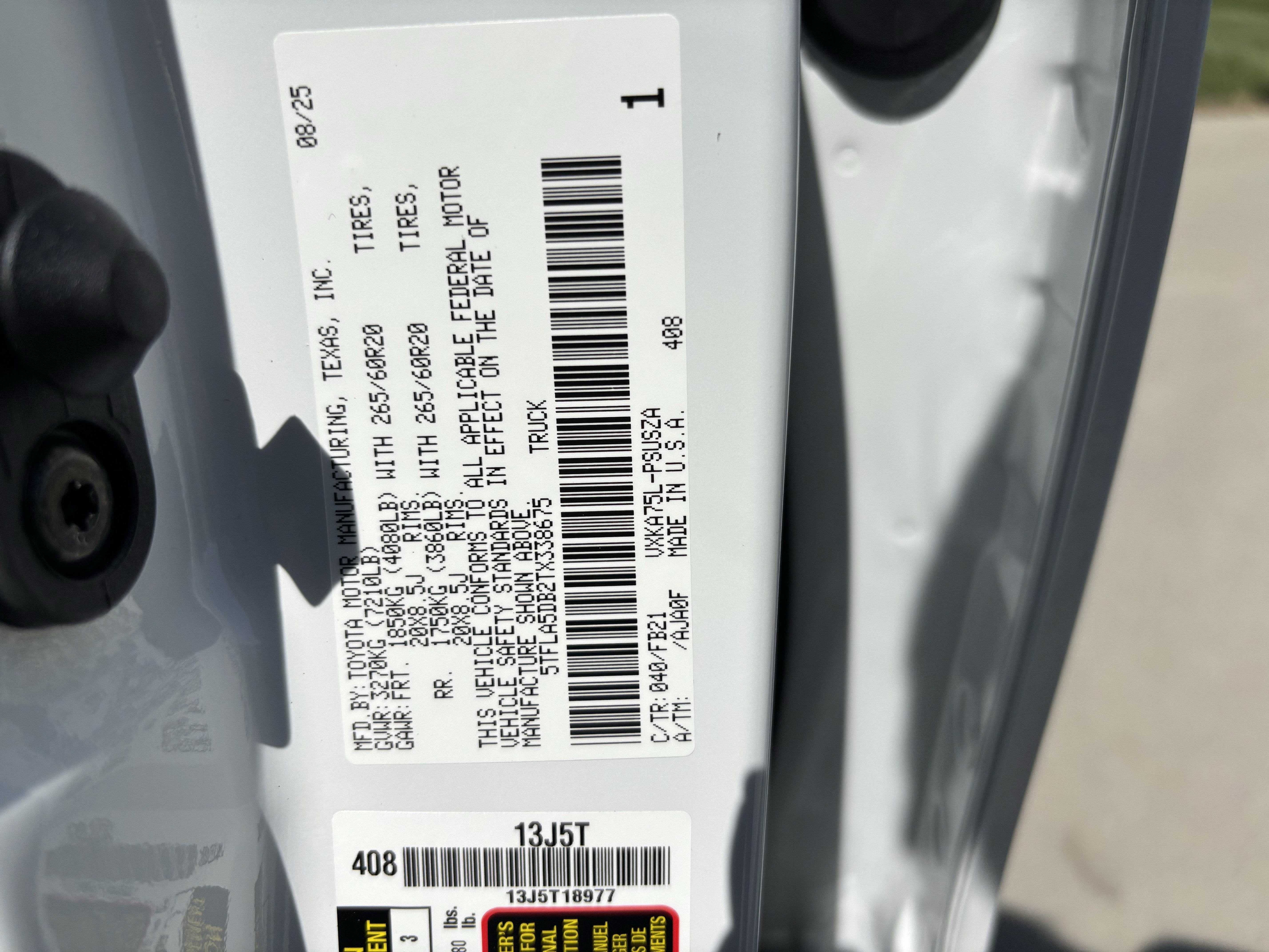 Used 2026 Toyota Tundra SR5 w/ SR5 Convenience Package image 37