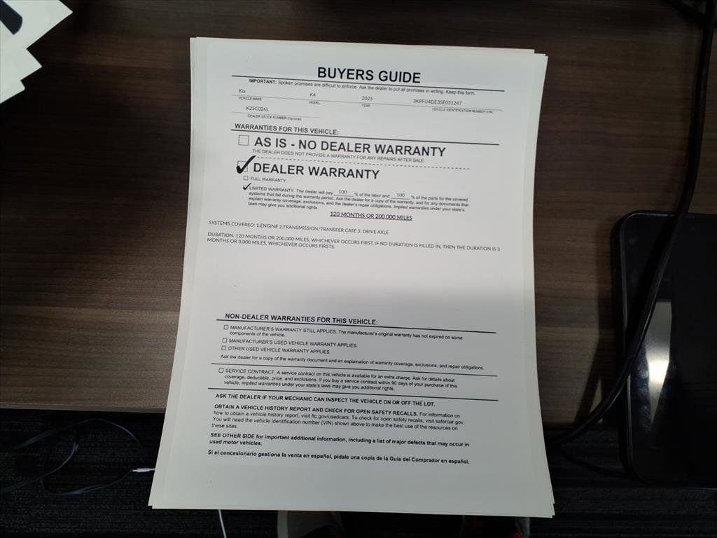 Used 2025 Kia K4 EX image 28