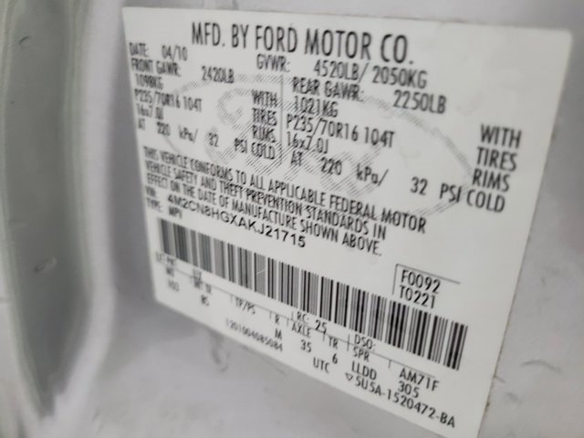 Used 2010 Mercury Mariner Premier image 40