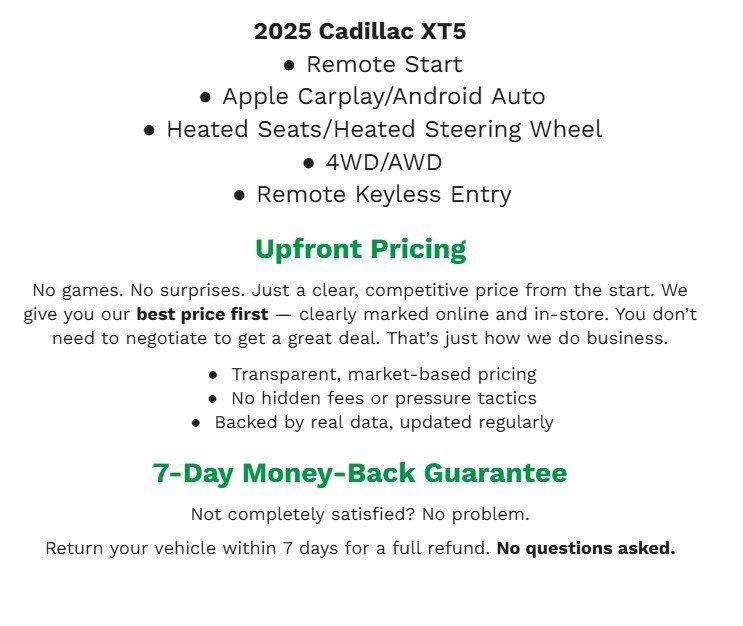 Certified 2025 Cadillac XT5 Premium Luxury image 2