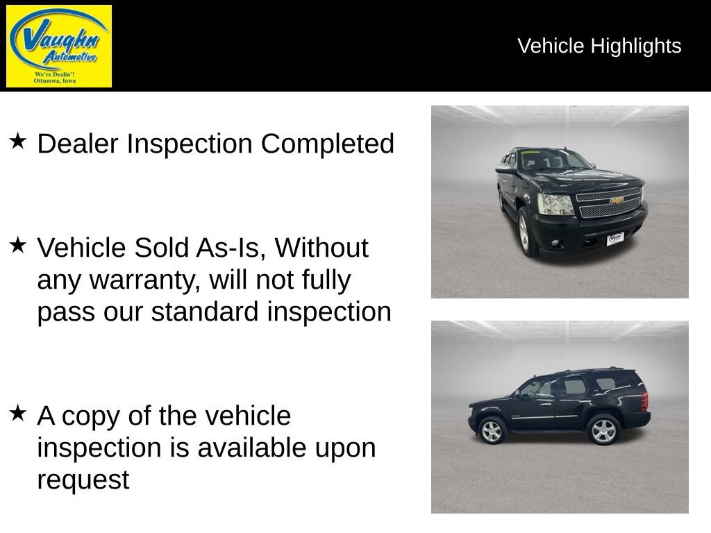 Used 2012 Chevrolet Tahoe LTZ AWD/4WD image 2