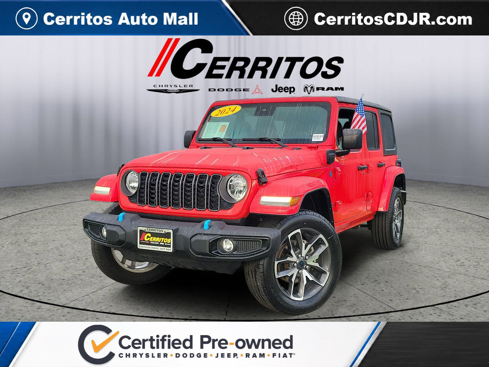 Certified 2024 Jeep Wrangler Unlimited AWD/4WD image 1