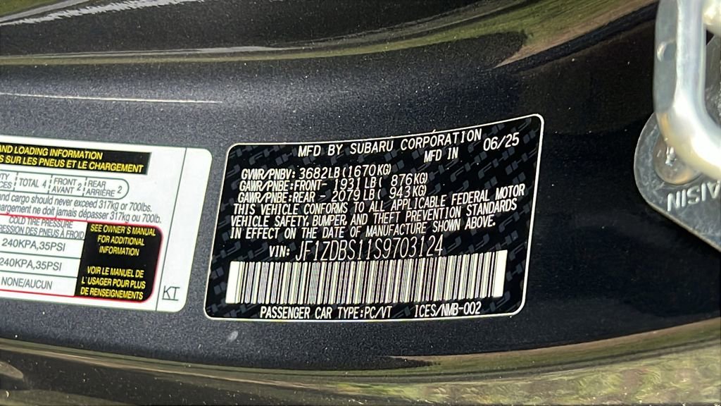 New 2025 Subaru BRZ tS image 33