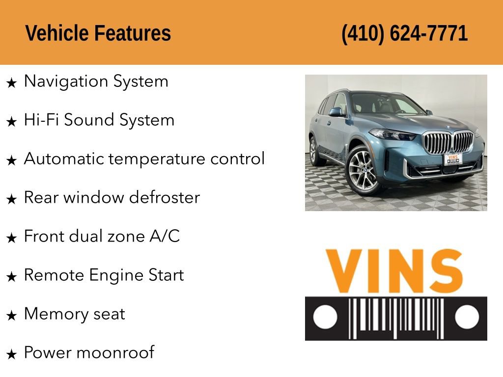 Used 2024 BMW X5 xDrive40i w/ Parking Assistance Package image 5