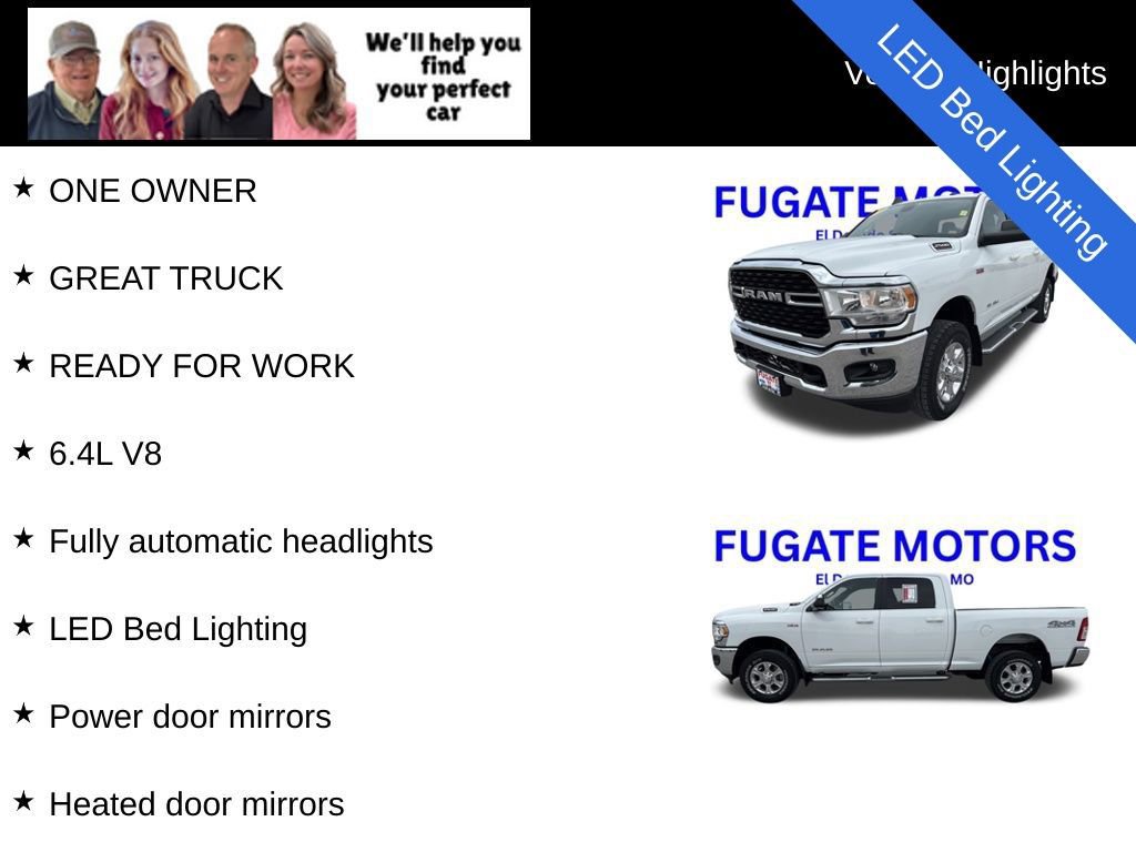 Used 2022 RAM 2500 Big Horn w/ Level A Equipment Group AWD/4WD image 10