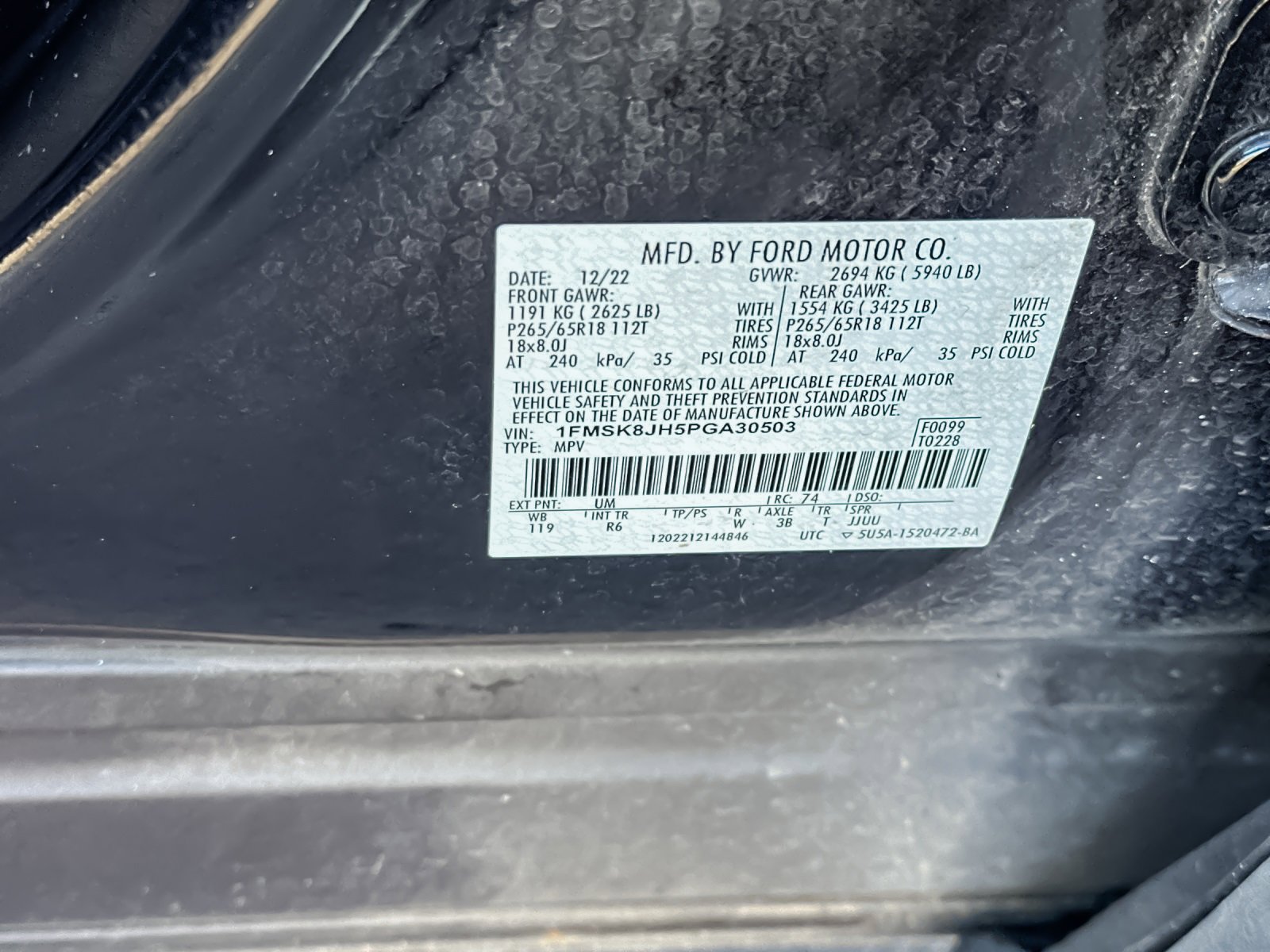 Used 2023 Ford Explorer Timberline w/ Timberline Technology Package image 31