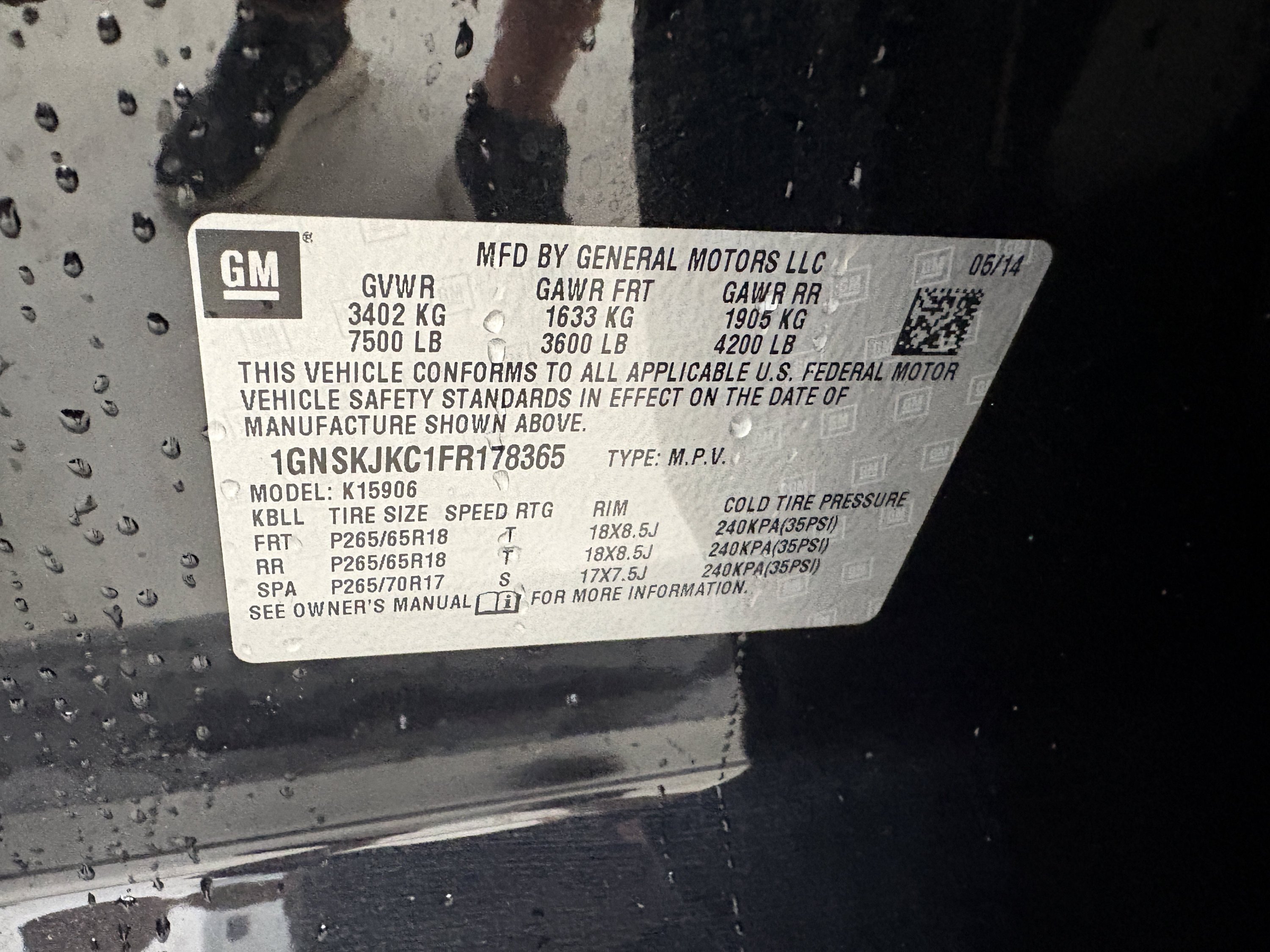 Used 2015 Chevrolet Suburban LT AWD/4WD image 37
