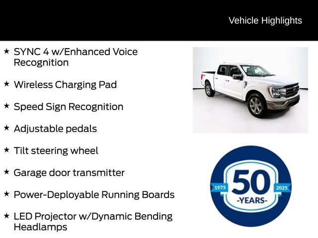 Certified 2023 Ford F150 Lariat w/ Equipment Group 502A High AWD/4WD image 21