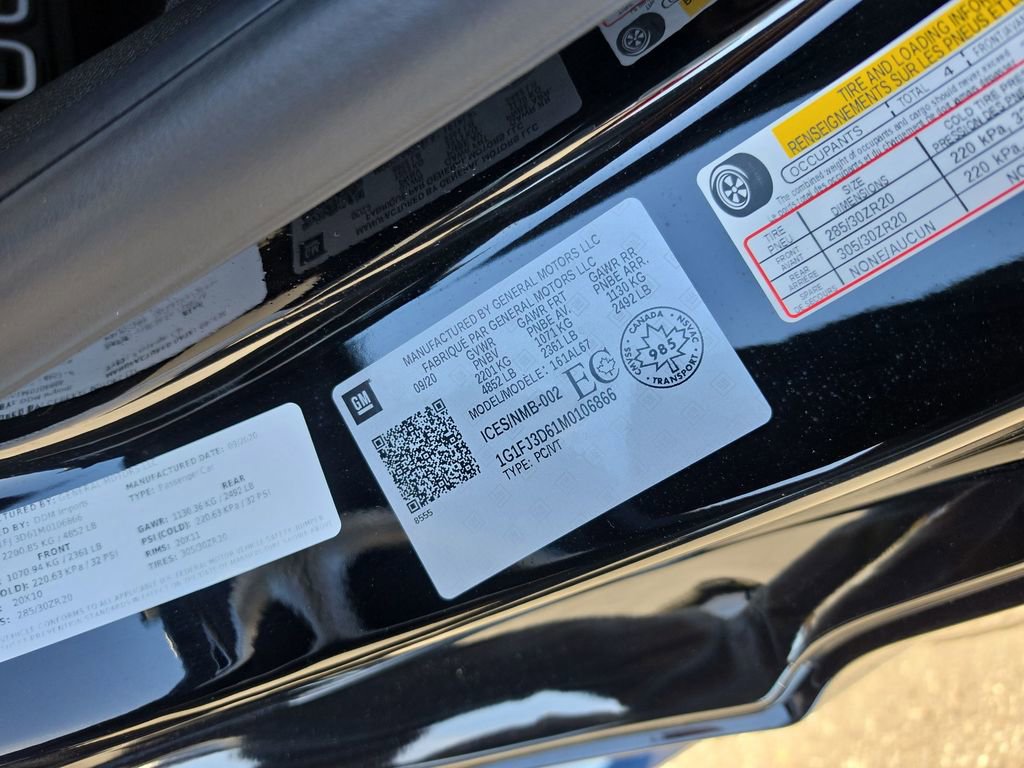 Certified 2021 Chevrolet Camaro ZL1 w/ LPO, ZL1 Protection Package image 39