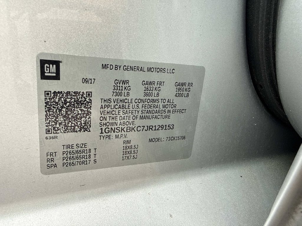 Used 2018 Chevrolet Tahoe LT w/ Max Trailering Package AWD/4WD image 19