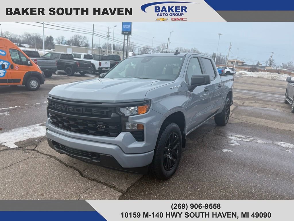 Used 2025 Chevrolet Silverado 1500 Custom w/ LPO, Dark Essentials Package image 1