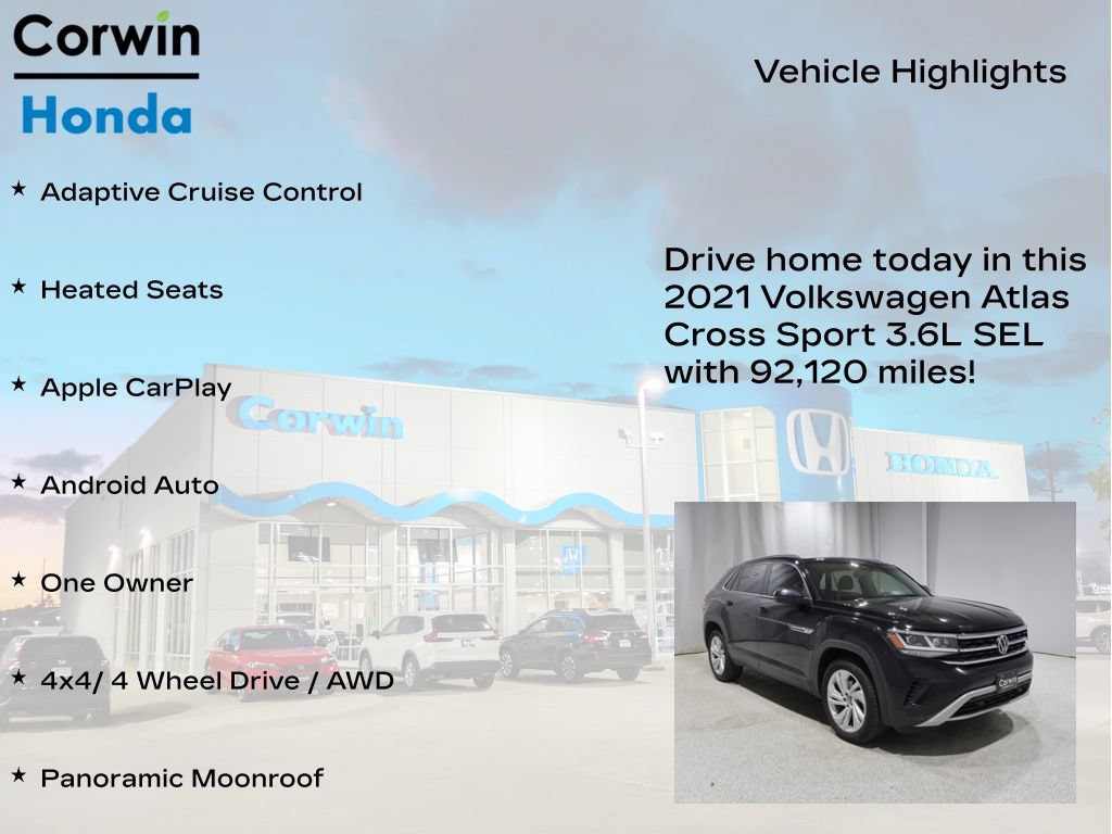 Used 2021 Volkswagen Atlas Cross Sport SEL AWD/4WD image 6
