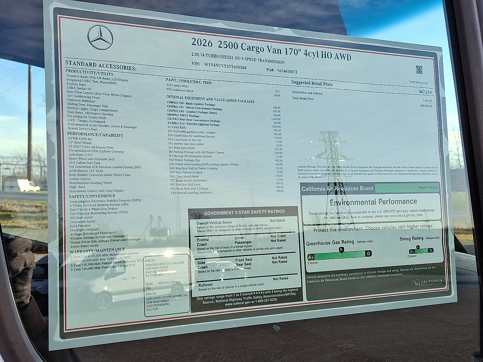 New 2026 Mercedes-Benz Sprinter 2500 image 25