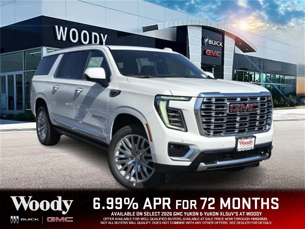 New 2026 GMC Yukon XL Denali w/ Sun & Power Step Package