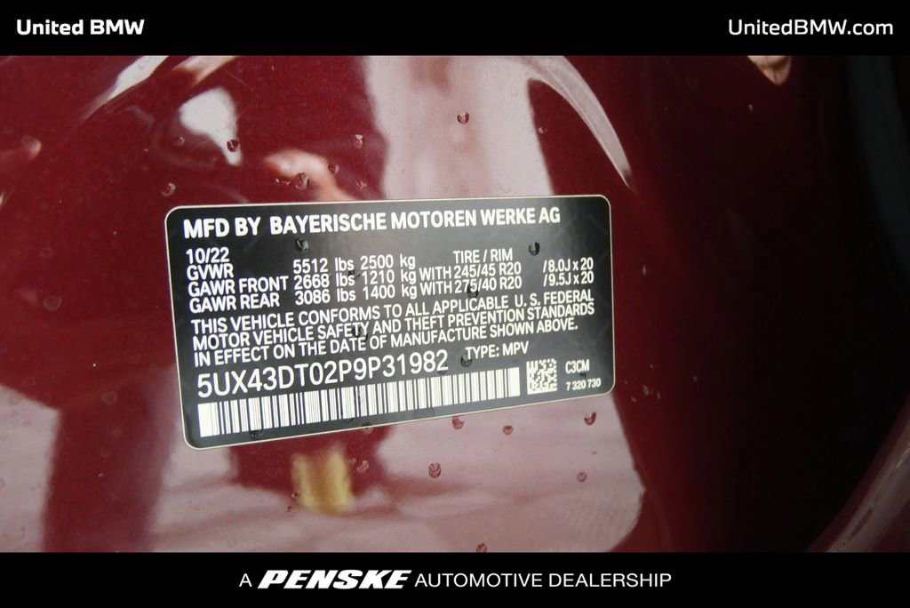 Used 2023 BMW X4 M40i w/ Premium Package AWD/4WD image 32