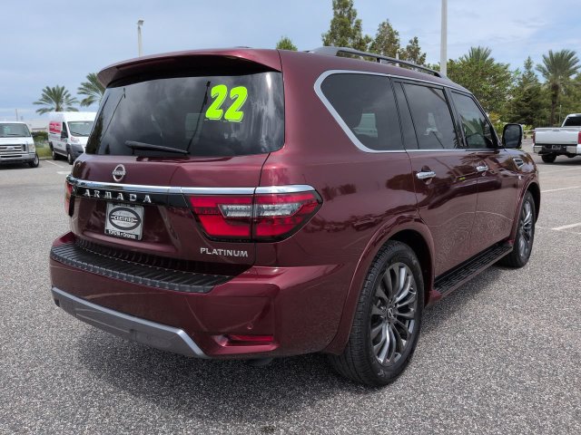 Used 2022 Nissan Armada Platinum w/ Captain's Chairs Package AWD/4WD image 4