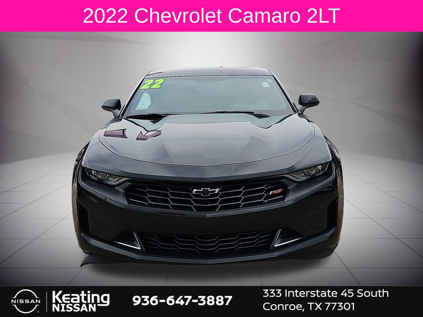 Used 2022 Chevrolet Camaro LT w/ RS Package RWD image 2