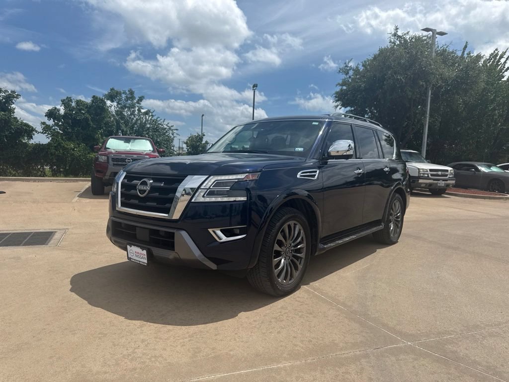Certified 2024 Nissan Armada Platinum w/ Captain's Chairs Package