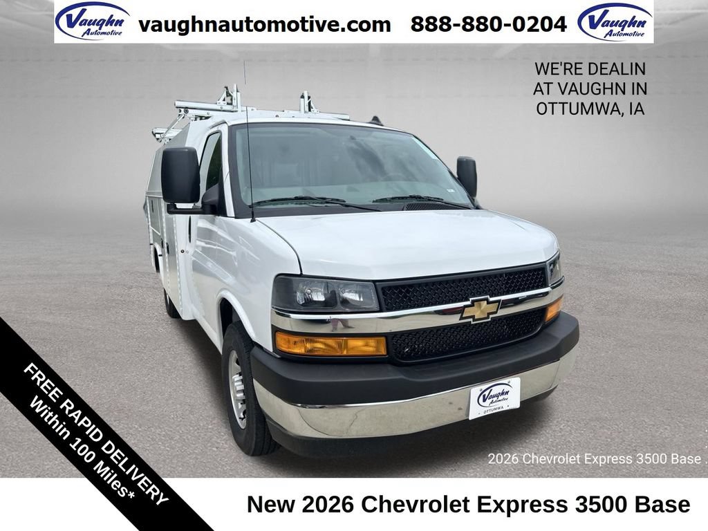 New 2026 Chevrolet Express 3500 w/ Power Convenience Package