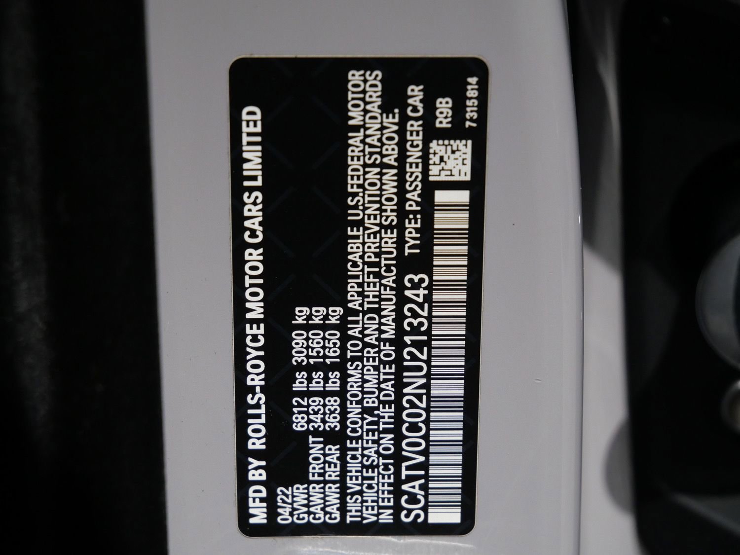 Certified 2022 Rolls-Royce Ghost AWD/4WD image 32