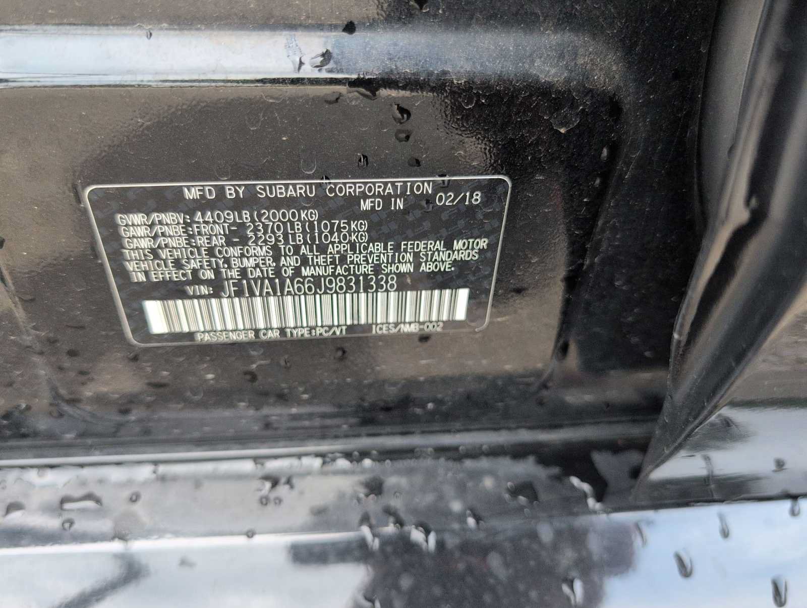 Used 2018 Subaru WRX AWD/4WD image 30