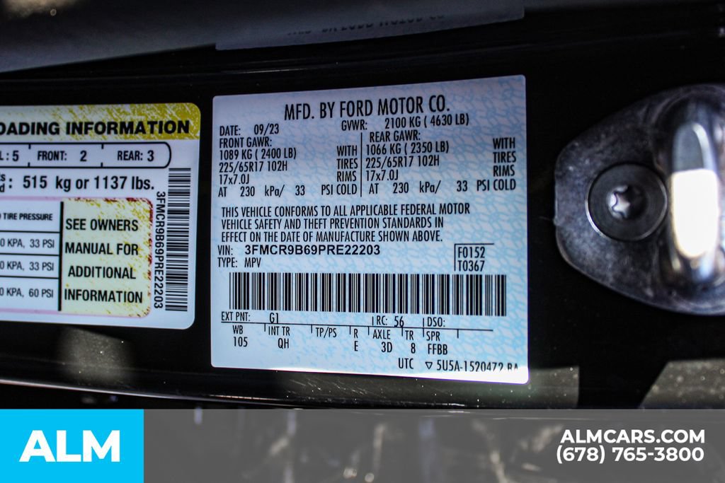 Used 2023 Ford Bronco Sport Big Bend w/ Convenience Package AWD/4WD image 39