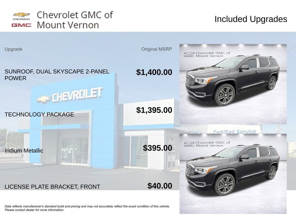 Used 2017 GMC Acadia Denali w/ Technology Package image 6