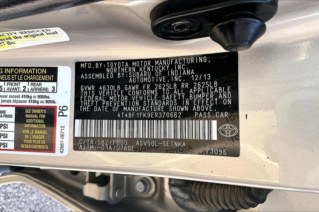 Used 2014 Toyota Camry LE FWD image 42