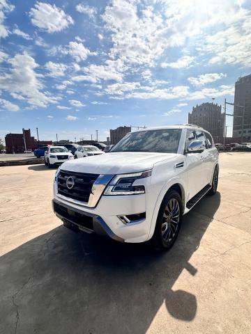 Certified 2024 Nissan Armada Platinum w/ Captain's Chairs Package image 1