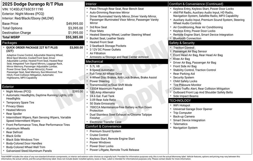 New 2025 Dodge Durango R/T image 38