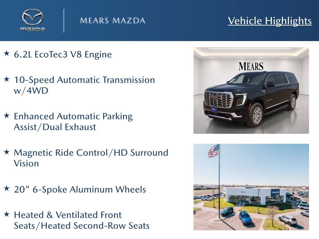 Used 2025 GMC Yukon XL Denali AWD/4WD image 2