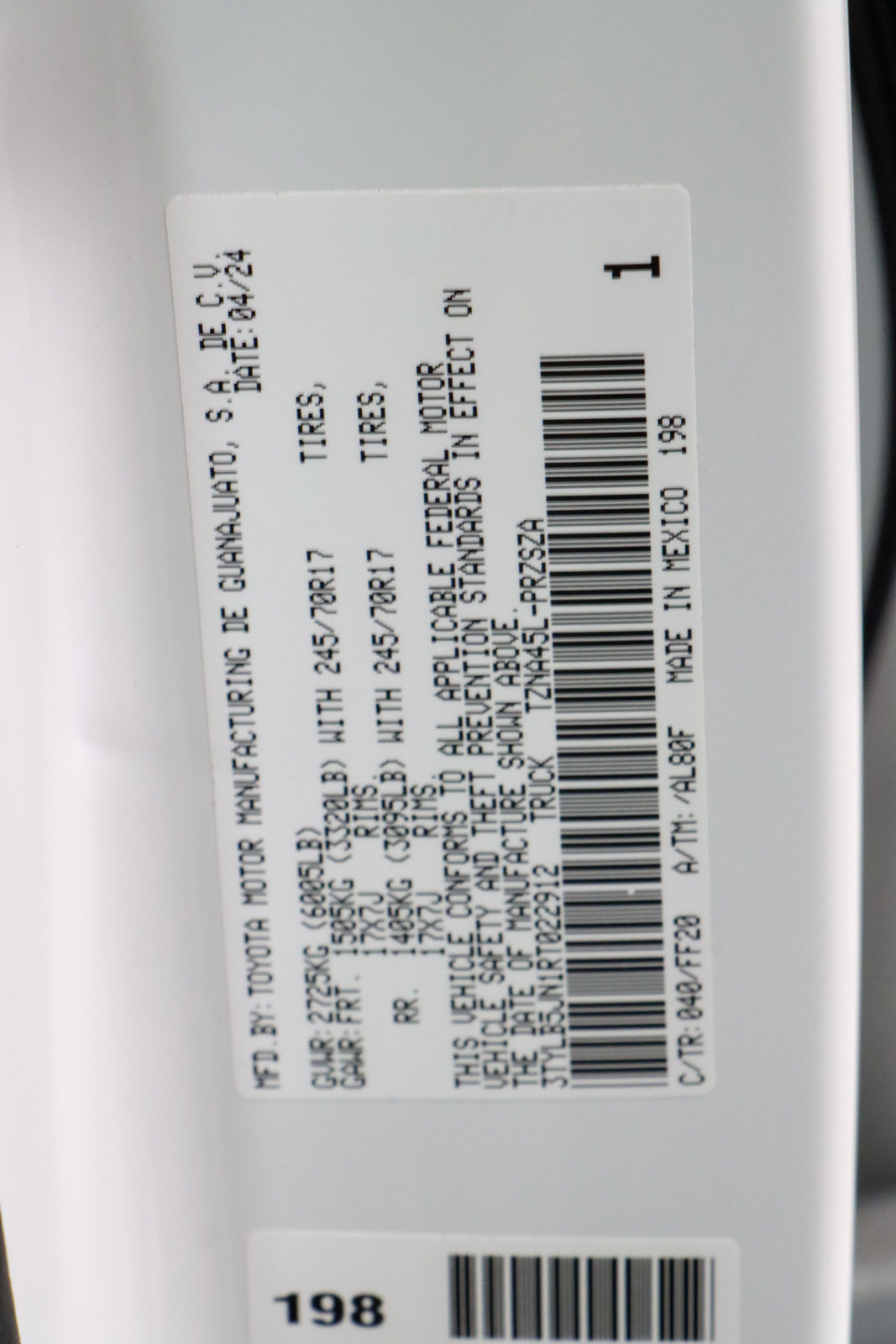 Used 2024 Toyota Tacoma SR5 image 32