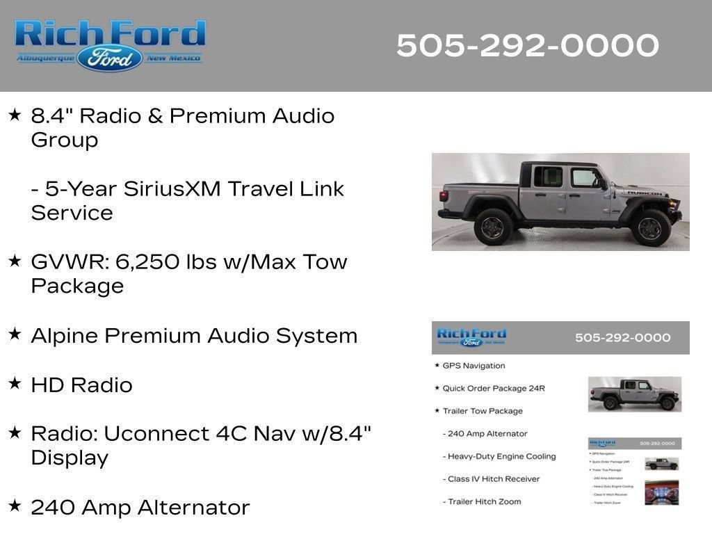 Used 2021 Jeep Gladiator Rubicon AWD/4WD image 52