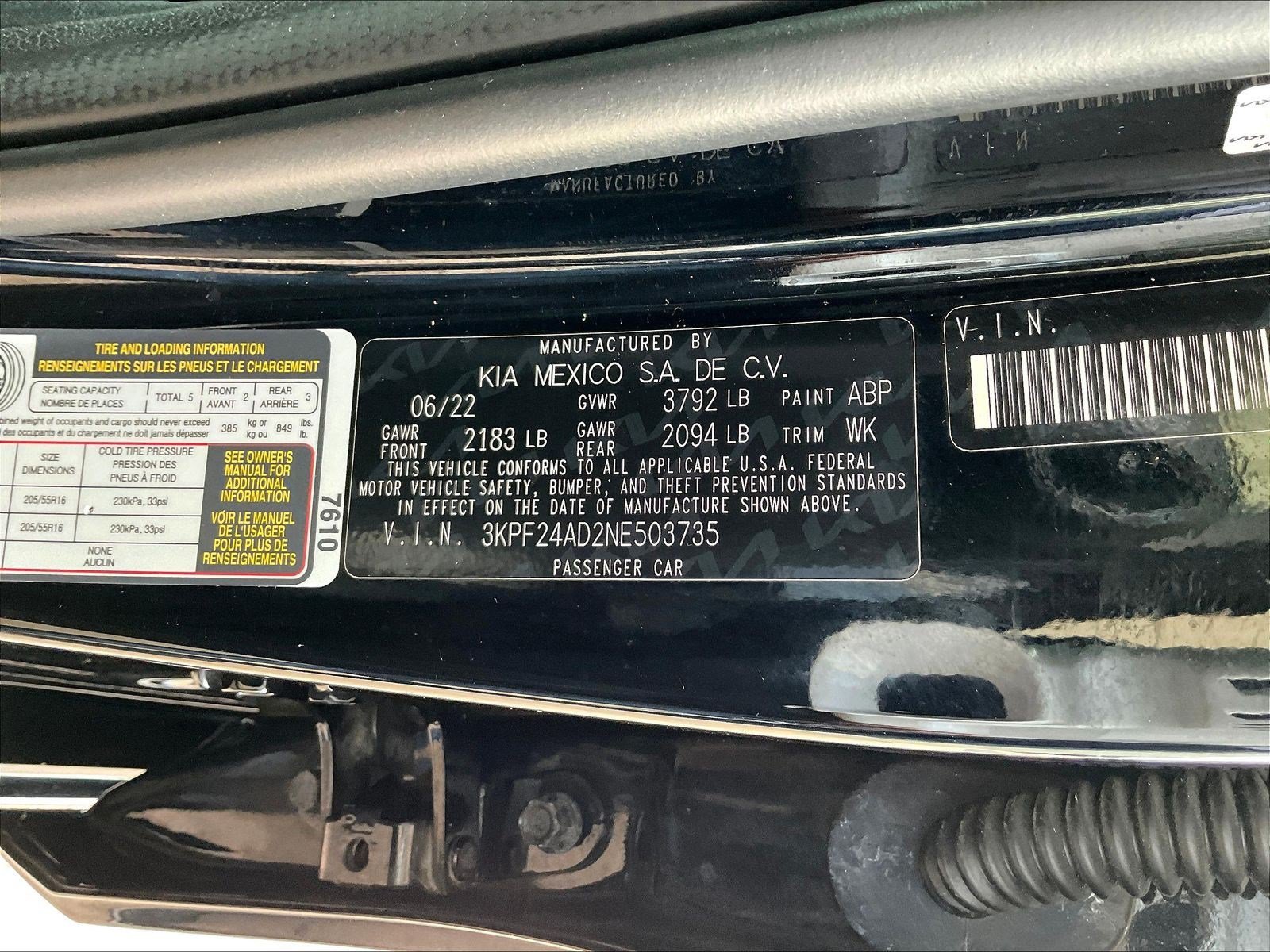 Used 2022 Kia Forte LXS FWD image 17