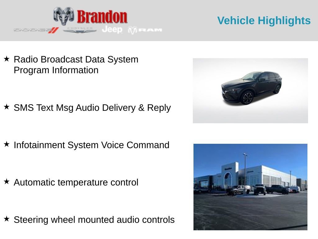 Used 2023 MAZDA CX-5 AWD 2.5 S w/ Premium Package image 2