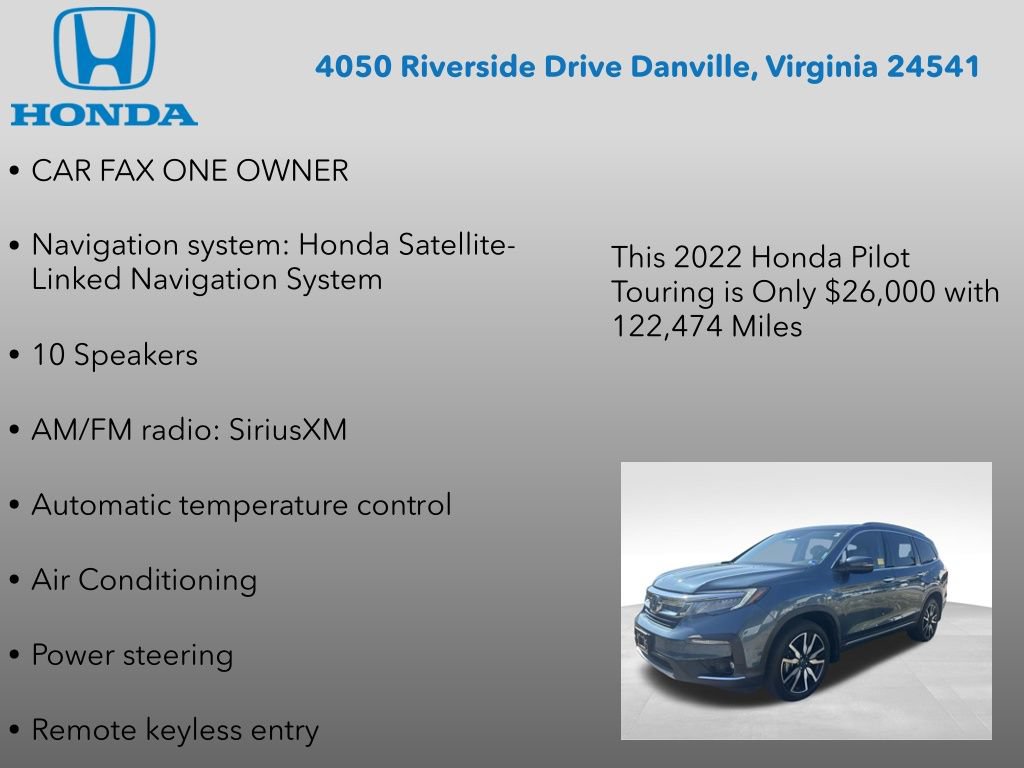 Used 2022 Honda Pilot Touring image 7