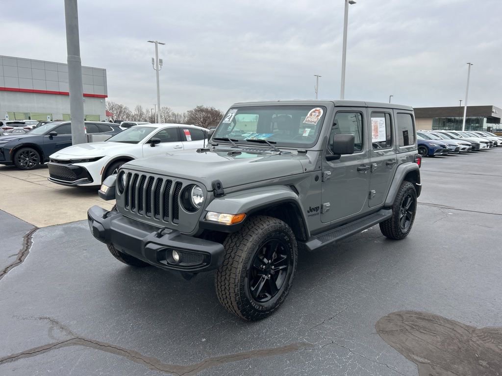 Used 2021 Jeep Wrangler Unlimited Sahara image 1