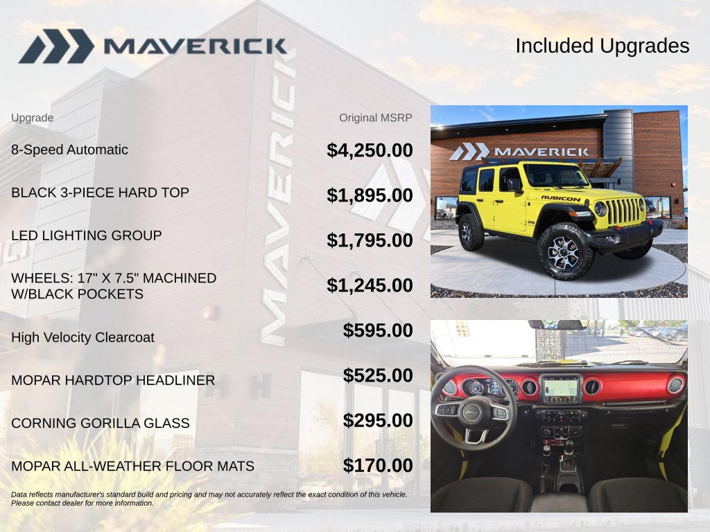 Used 2023 Jeep Wrangler Unlimited Rubicon w/ LED Lighting Group AWD/4WD image 8