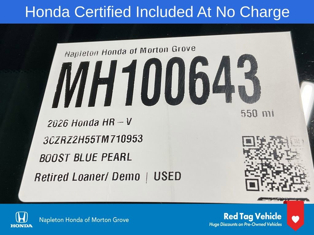 Certified 2026 Honda HR-V Sport image 35