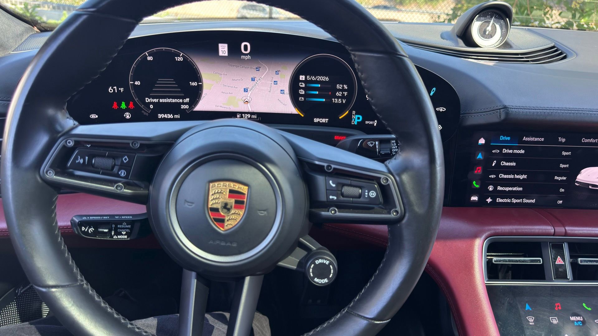 Certified 2021 Porsche Taycan Turbo S AWD/4WD image 16
