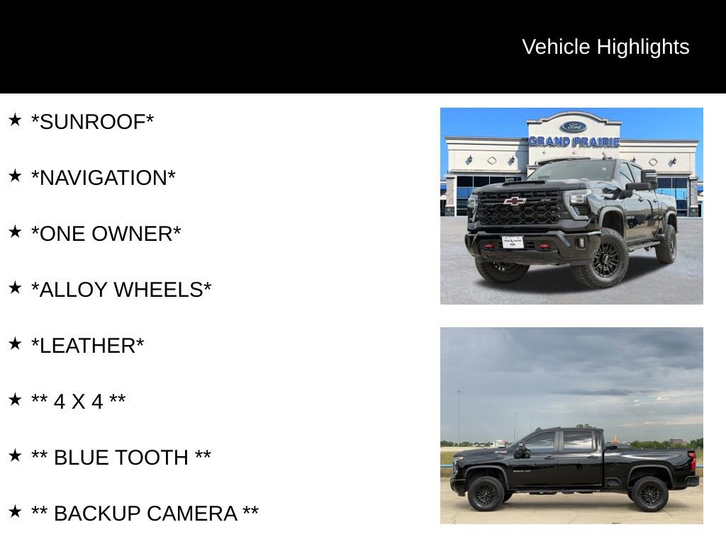 Used 2024 Chevrolet Silverado 2500 ZR2 w/ Technology Package AWD/4WD image 4
