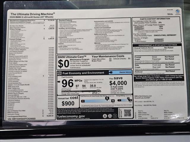 New 2026 BMW i5 eDrive40 image 17