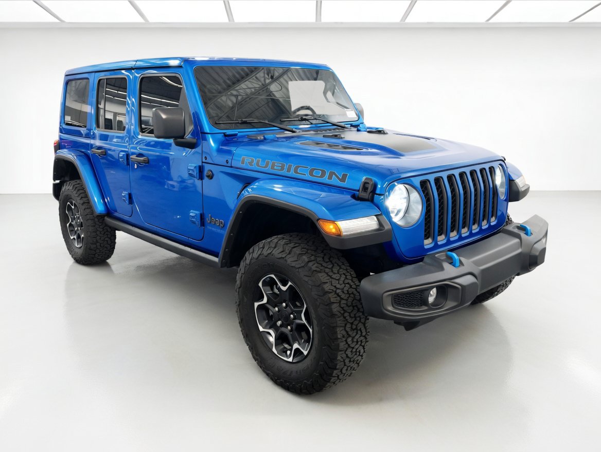 Used 2022 Jeep Wrangler Unlimited Rubicon 4xe w/ Cold Weather Group AWD/4WD image 3