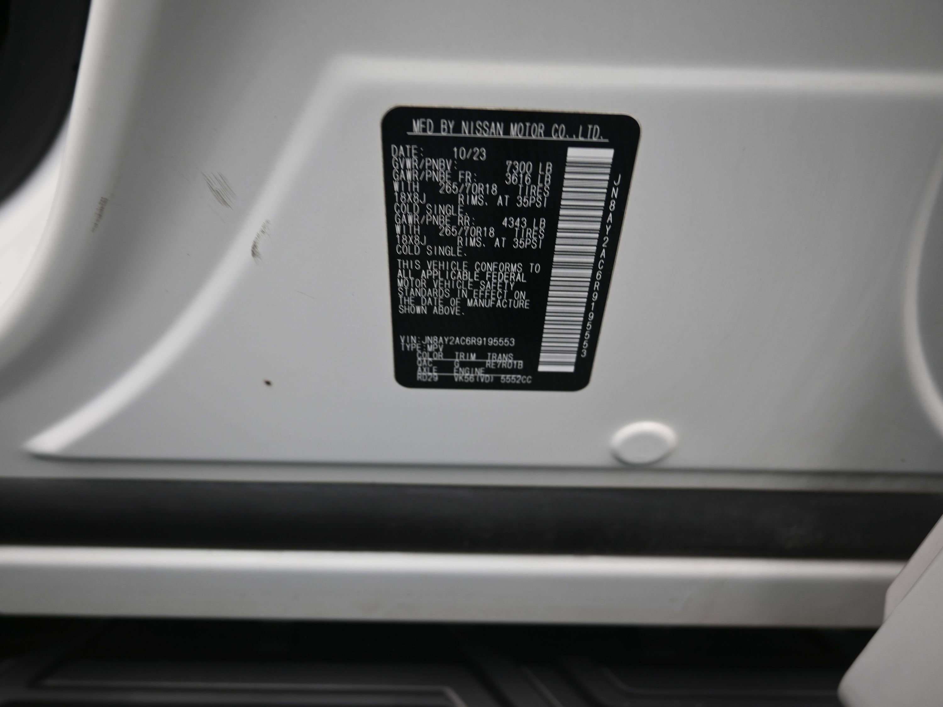 Certified 2024 Nissan Armada SV image 15